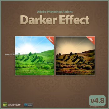 Dark Effect Photoshop Action