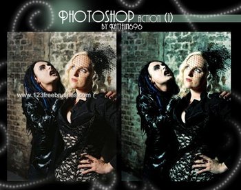 Dark Green Effect Photoshop Action