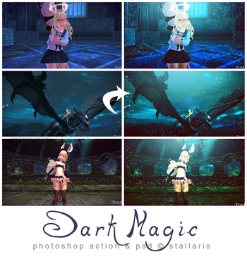 Dark Magic Photoshop Action