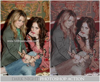 Dark Night Photoshop Action