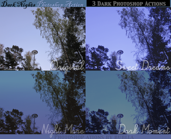 Dark Nights Photoshop Actions