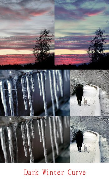 Dark Winter Free Curve Photoshop Action