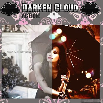 Darken Cloud Photoshop Action