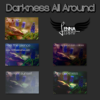 Darkness All Around Photoshop Action