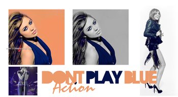 Dont Play Blue D Photoshop Action