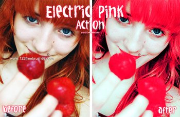 Electric Pink Action