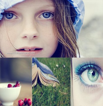 Enchanted blue effect photoshop action