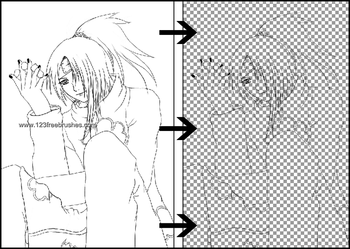 Extracting Lineart Photoshop Action