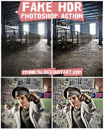 Fake Hdr Photoshop Action