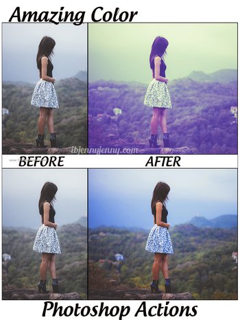 Free Amazing Color Photoshop Actions