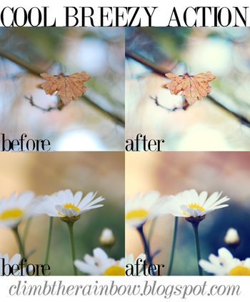 FREE Cool Breezy effect photoshop action