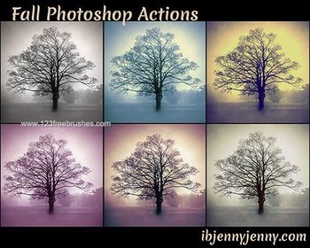 Free Fall Effect Photoshop Action
