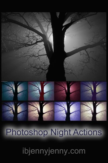 Free Night Effect Photoshop Action