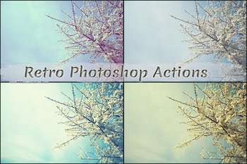 Free Retro Effect Photoshop Action
