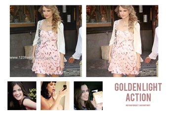 Golden Light Photoshop Action
