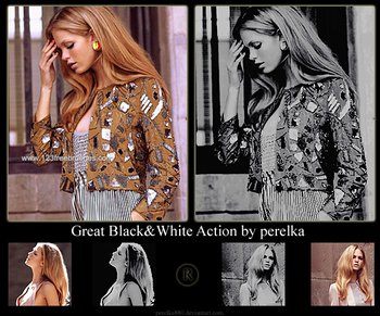 Great Black And White effect photoshop action