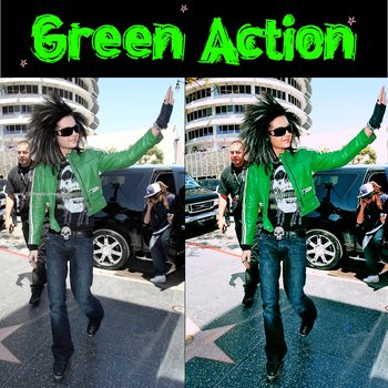 Green effect photoshop action