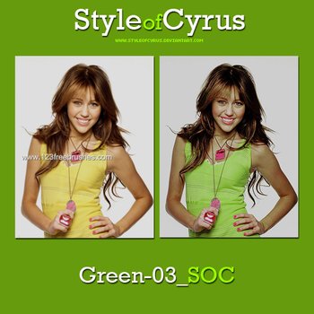 Green Effect Photoshop Action