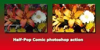 Halfpop Comic Effect Photoshop Action