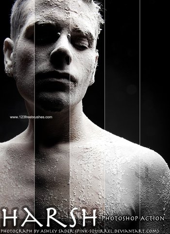 Harsh Effect Photoshop Action