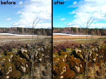 High Saturated Film Effect effect photoshop action