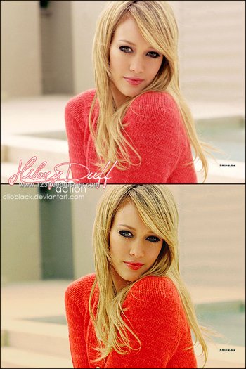 Hilary Duff Action