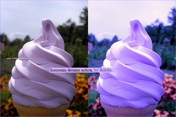 Icecream Dreams Photoshop Action