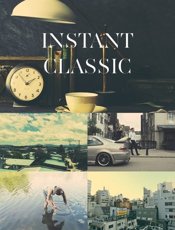 Instant Classic Effect Photoshop Action