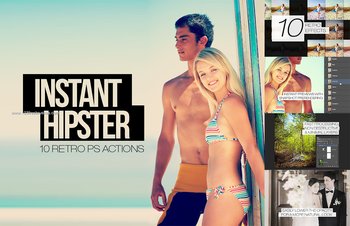 Instant Hipsterretro Effect Photoshop Action