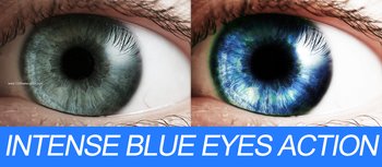 Intense Blue Eyes  Effect Photoshop Action