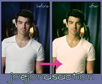 Joe Jonas Effect Photoshop Action
