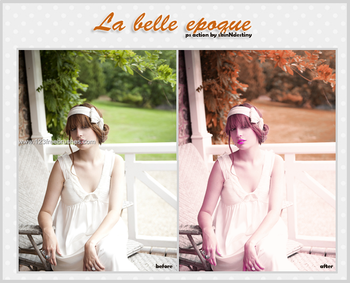 La Belle Epoque A C T I O N Effect Photoshop Action