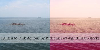 Lighten To Pink Actions