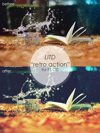Litd Retro Effect Photoshop Action