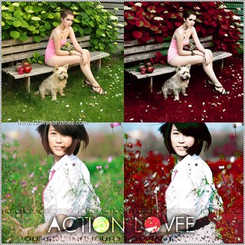 Lovee effect photoshop Action