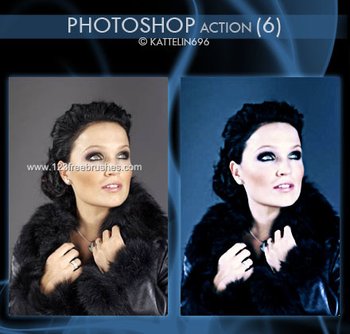 Mysterious Blue Photoshop Action