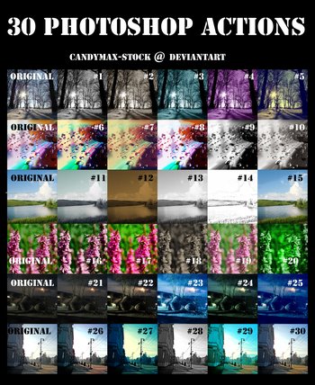 Nature Landscape Photoshop Actions