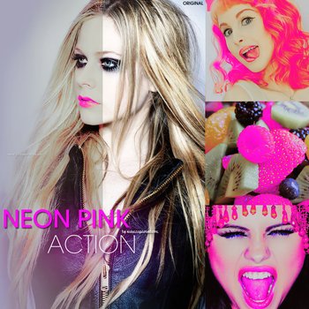 Neon Pink Action