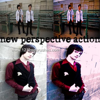 New Perspective Effect Photoshop Action