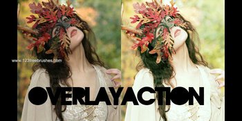 O V E R L A Y effect photoshop action