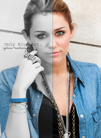 Only Blue Act. effect photoshop action