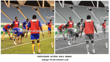 Only Orang Effect Photoshop Action
