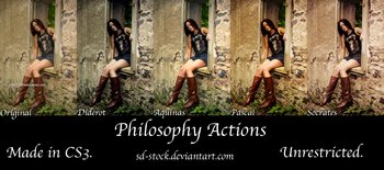 Philosophy Effect Photoshop Action