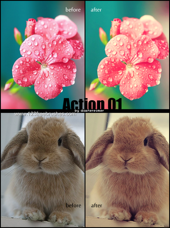 Photo Color Enhance effect photoshop action