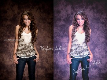 Photo Color Enhance effect photoshop action