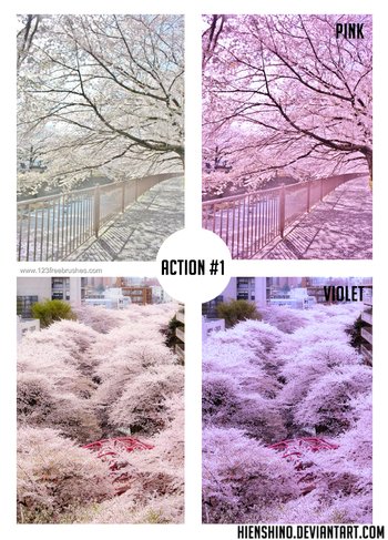 Photo Color Enhance effect photoshop action