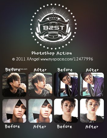 Photo Color Enhance effect photoshop action