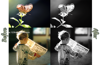 Photo Color Enhance effect photoshop action