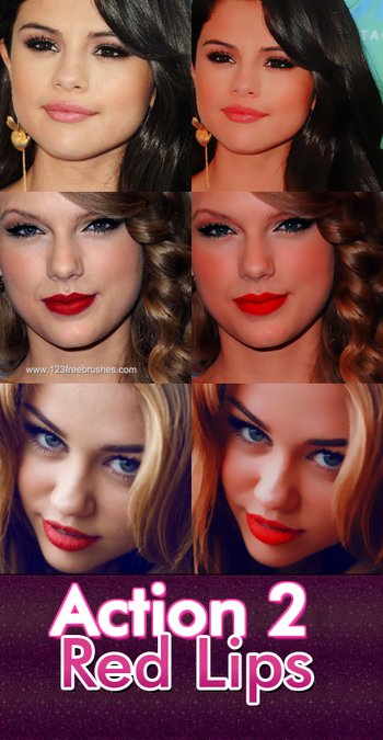 Photo Retouching Actions Photoshop