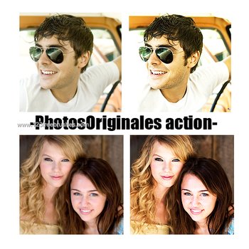 Photos Originales effect photoshop action